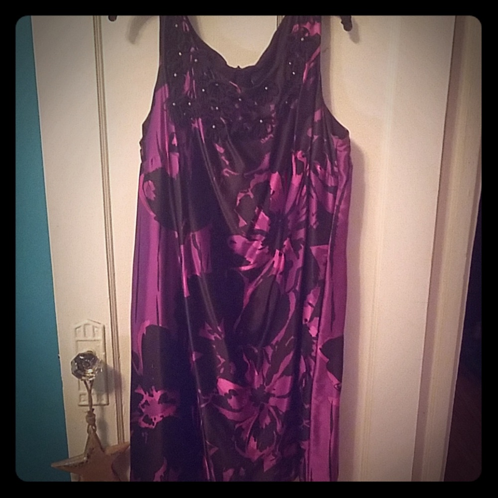 Silk sheath dress